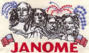 Mount Rushmore with Janome
