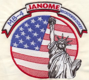 Liberty with Janome Banner