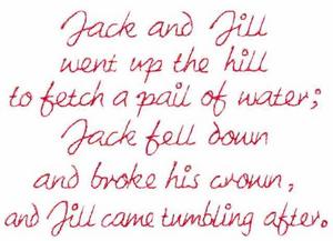 Jack and Jill Text