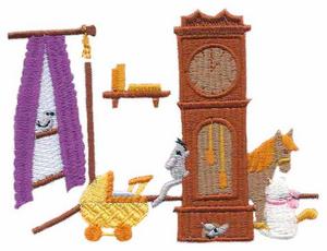 Hickory, Dickory, Dock Graphic