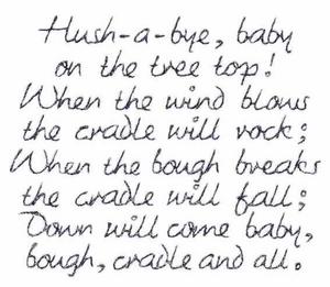 Hush-A-Bye-Baby Text