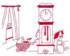 Hickory, Dickory, Dock Graphic