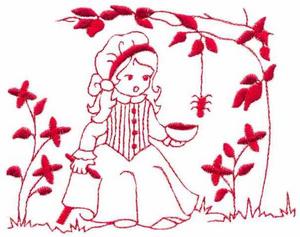 Little Miss Muffet Graphic