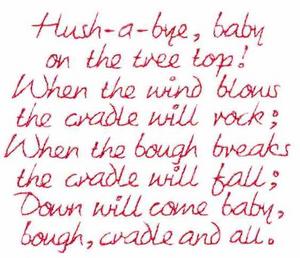 Hush-A-Bye-Baby Text