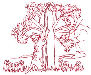 Little Robin Red Breast Graphic