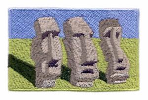 Three Easter Island Heads
