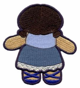 Girl Doll Back