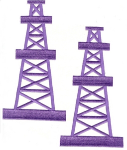 Two Oil Derricks
