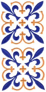 Double Square Fleur - de - lis