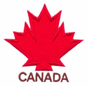 Canadian Leaf Applique
