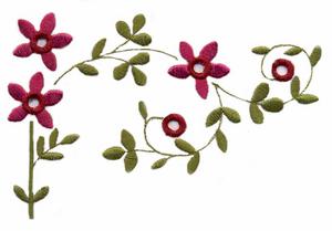 Flower Border (Cutwork)