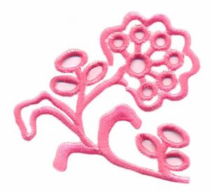 Long Stemmed Flower #2 (Cutwork)
