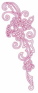 Floral Motif ( Trapunto )
