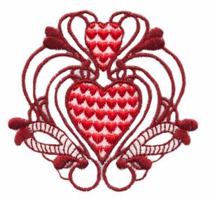 Heart Vines ( Trapunto )
