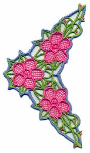 FSL - Magnolia Triangle Trio Flower ( Lace )