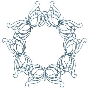 Tulip Circle (Square Hoop)