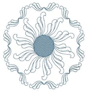 Sunflower (Square Hoop)