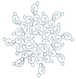 Swirls & Circles (Square Hoop)