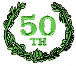 50th Anniversary vine crest