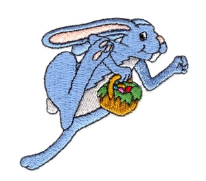Leaping Easter Bunny