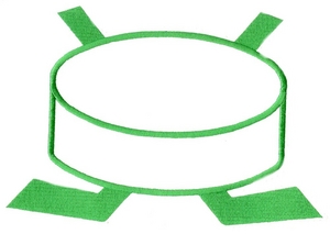 Dominating Hockey Puck - larger