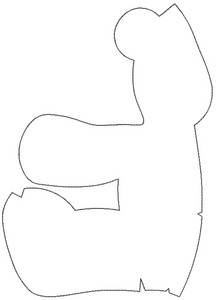 Bear - Front Left (blank)