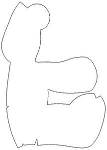 Bear - Front Right (blank)