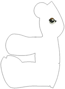 Bear - Front Left (with eye)