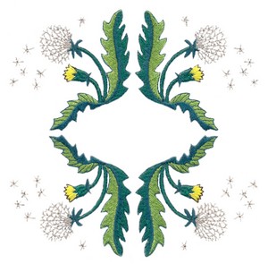 Dandelions (Square Hoop)