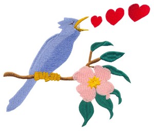 Love Bird (Square Hoop)