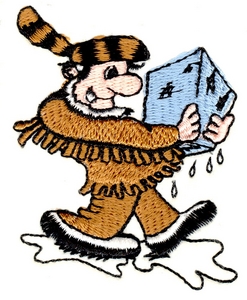 Mountain Man with ice