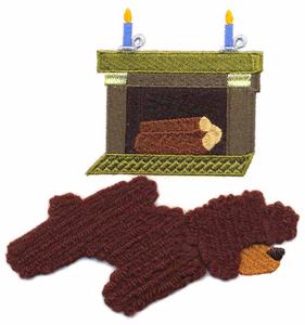 Cozy Fireplace  (Yarn)