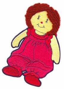Doll with Yarn Hair
