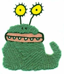 Alien Blob with Big Lips (Yarn)