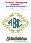Diamond Monogram Alphabet