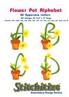 Flower Pot Alphabet