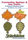 Freestanding Applique & Lace Leaves