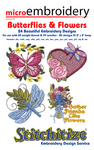 Microembroidery  Butterflies & Flowers