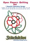 Open Flowers Quilting Set