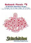 Redwork Florals #2