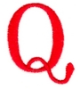 Christmas Card Font  Q