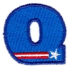 Stars & Stripes Letter Q