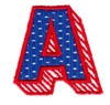 Applique Shadowed Letter A