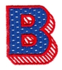 Applique Shadowed Letter B