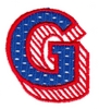Applique Shadowed Letter G