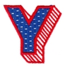 Applique Shadowed Letter Y