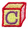 Building Block Letter C