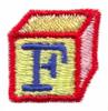 Building Block Letter F