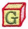 Building Block Letter G