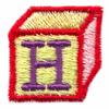 Building Block Letter H